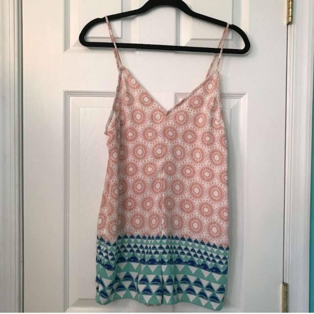 Pink Free People Romper